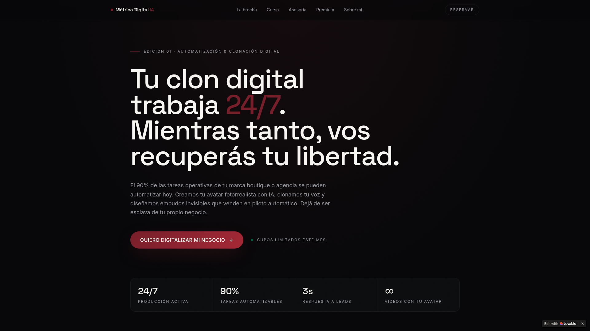 Transformación y Métrica - IA